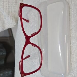 Red Pearl Gucci Glasses